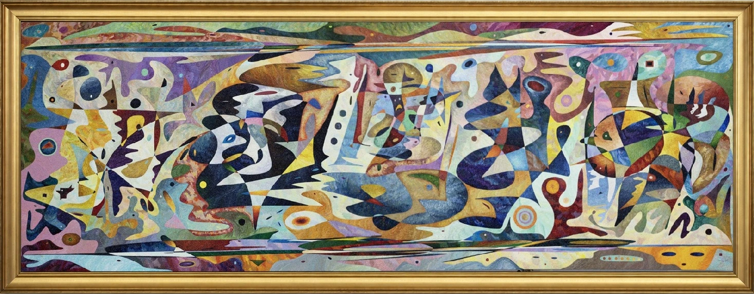 高台教 – monumental oil painting by Gheorghe Virtosu