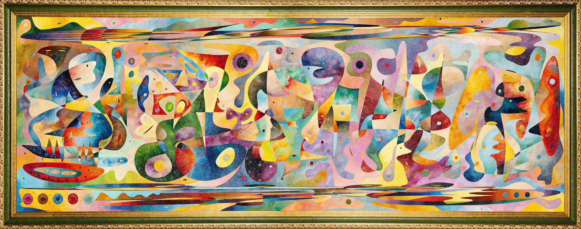 Yindu Jiao – monumental oil painting by Gheorghe Virtosu