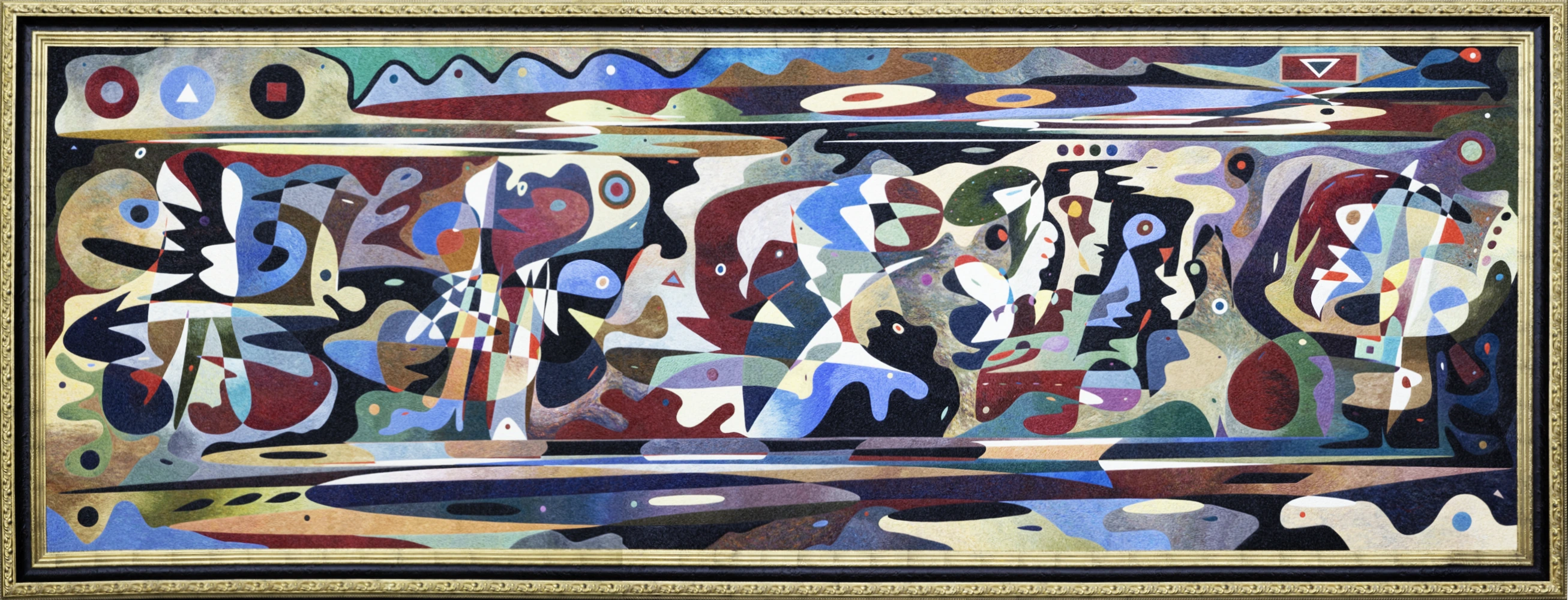 伊斯兰教 – monumental oil painting by Gheorghe Virtosu