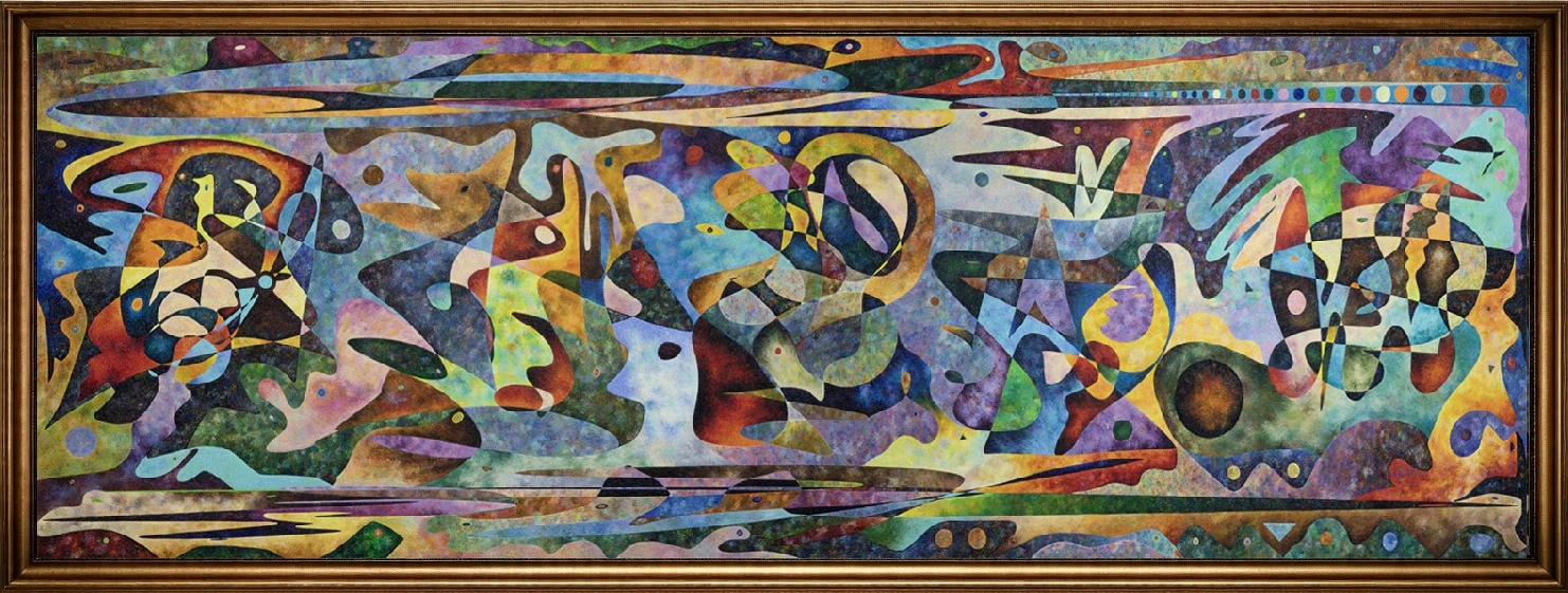 神道教 – monumental oil painting by Gheorghe Virtosu