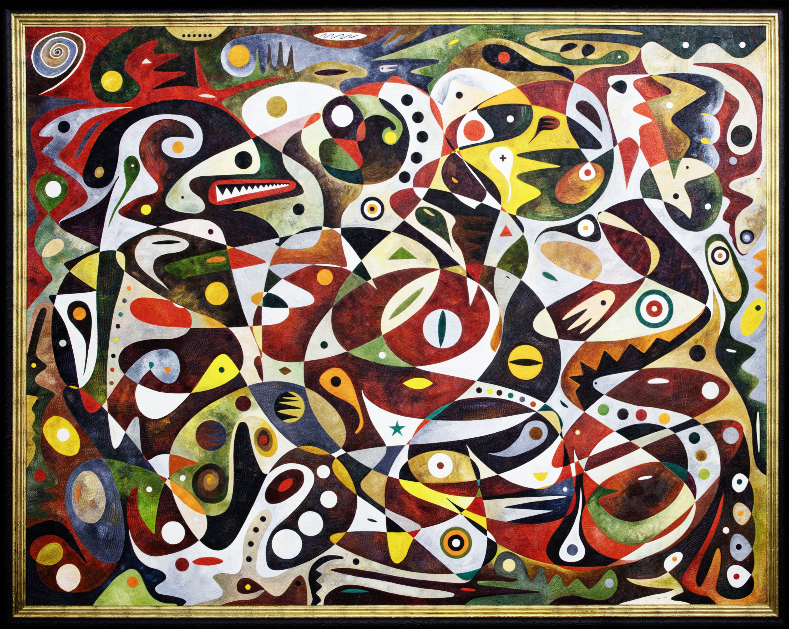 Di Er Ci Shijie Dazhan – monumental oil painting by Gheorghe Virtosu