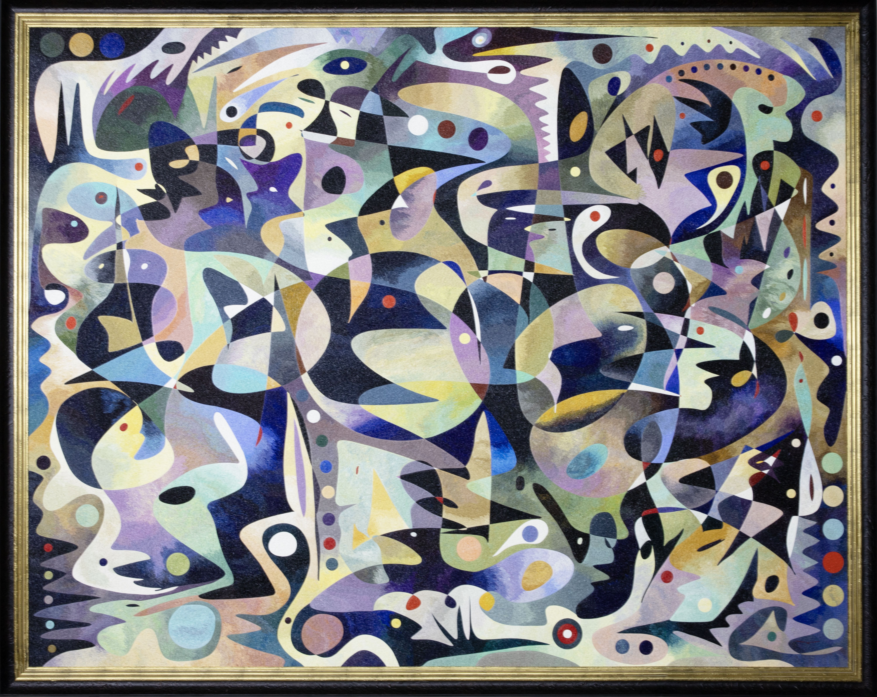 Di Yi Ci Shijie Dazhan – monumental oil painting by Gheorghe Virtosu